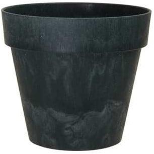 Bloempot Bloemenvaas Ibiza betonlook loodlook Zwart 12 cm, Huis en Inrichting, Ophalen of Verzenden, Nieuw