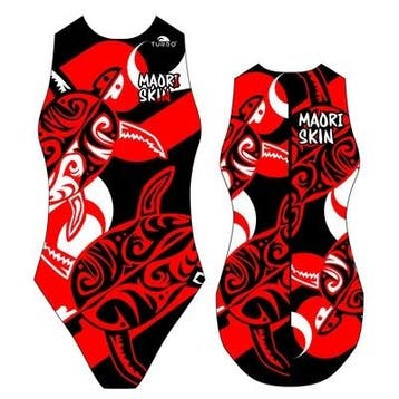 Special Made Turbo Waterpolo badpak MAORI SKI, Nieuw
