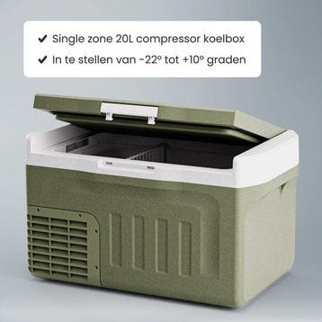 2dekans | Auronic Elektrische Koelbox - Compressor - 21L -, Ophalen of Verzenden, Zo goed als nieuw