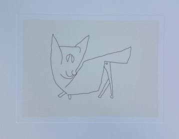 Paul Klee - Le petit chat, 1940. - 60 x 50 cm.