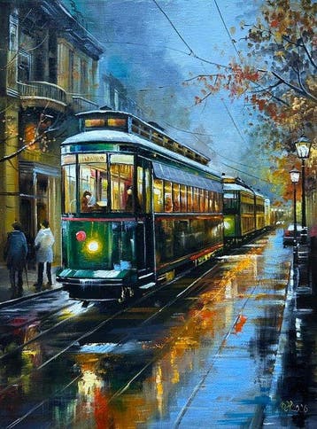 Alexander Nakonechny (1971) - Autumn city vibe