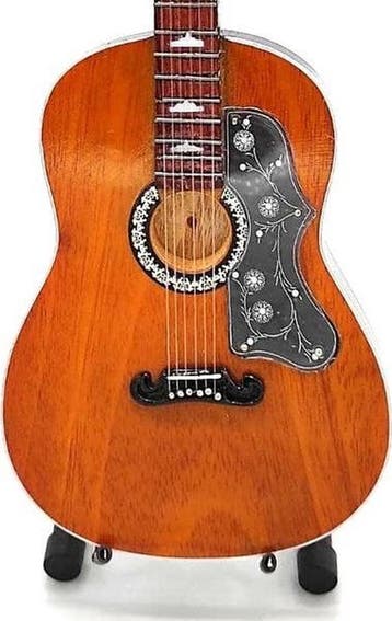 Miniatuur replica Epiphone EJ-200E gitaar - Elvis Presley, Verzamelen, Verzenden, Nieuw, Pop, Beeldje of Miniatuur