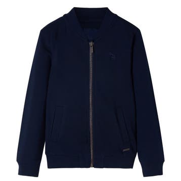 vidaXL Kindervest met rits 104 marineblauw, Verzenden, Nieuw
