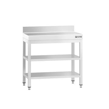 GGM Gastro | RVS werktafel PREMIUM - 700x700mm - met |, Verzenden, Nieuw in verpakking, Meubilair