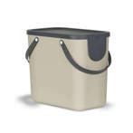 Rotho Albula Afvalscheider 25L Cappuccino (Afvalbakken), Verzenden, Nieuw
