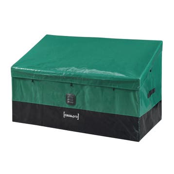 Tuin opbergbox Alanno 51/76x122x64 cm groen en zwart 387L ca, Verzenden, Nieuw