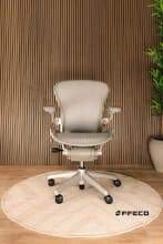 Herman Miller Aeron Titanium (Witte Bureaustoel), Verzenden, Wit, Zo goed als nieuw, Bureaustoel