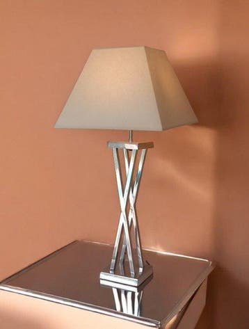 Lamp - Chic en Design - Parijs - Verzilverd metaal, Nieuw