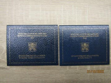 Vaticaan. 2 Euro 2022 Madre Teresa + Paolo VI (2 stuks)
