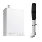Combi-deal Intergas Kombi Kompakt HReco 24 CW3 + dakdoorvoer, Doe-het-zelf en Verbouw, Verwarming en Radiatoren, Nieuw