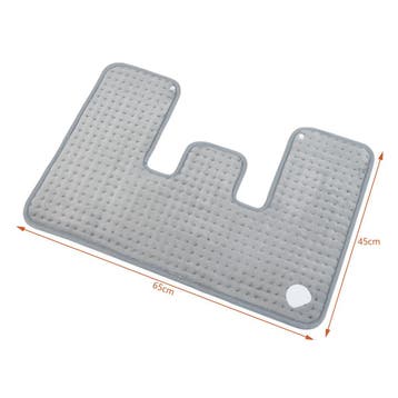[en.casa] Elektrisch warmtekussen Borrello 65x45 cm 100W gri, Verzenden, Nieuw