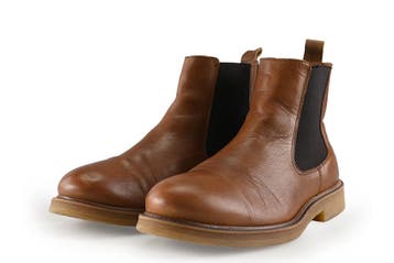 Travelin Chelsea boots in maat 41 Cognac, Kleding | Heren, Schoenen, Overige kleuren, Verzenden, Boots, Zo goed als nieuw
