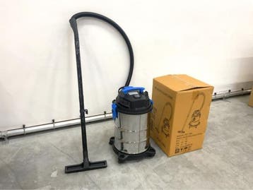 Veiling - Industriële nat- en droog stofzuiger 25L 1200W, Nieuw