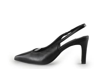 Manfield Slingbacks in maat 41 Zwart, Verzenden, Zwart, Zo goed als nieuw, Manfield