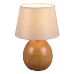Bruine tafellamp Yet, keramiek, modern, Huis en Inrichting, Lampen | Tafellampen, Overige materialen, Nieuw, Ophalen of Verzenden