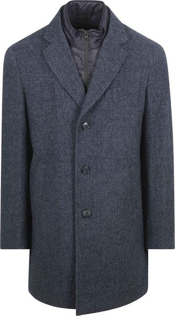 Suitable Coat Wol Twill Donkerblauw maat 48 Heren, Nieuw, Suitable, Verzenden, Maat 48/50 (M)