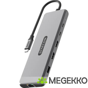 Sitecom 10 in 1 USB4 Power Delivery Multiport adapter, Verzenden, Nieuw, Sitecom
