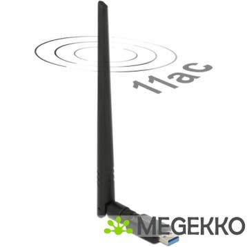 Delock 12535 USB Dualband WLAN ac/a/b/g/n Stick 867 + 300, Verzenden, Nieuw, DeLock
