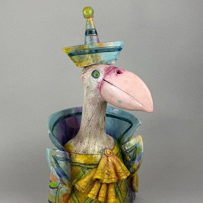 Anna Ponka - The raven - hand made 43, Antiek en Kunst, Kunst | Designobjecten