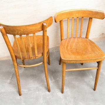 Stoel - Hout - Twee stoelen