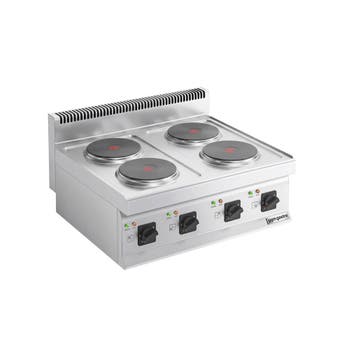 GGM Gastro | Elektrisch fornuis - MARIO 700 - 800x700x430mm, Verzenden, Nieuw, Inbouw