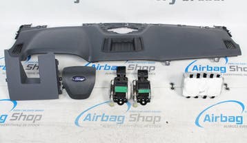 AIRBAG SET – DASHBOARD ZWART FORD RANGER (2011-2015), Gebruikt, Ford