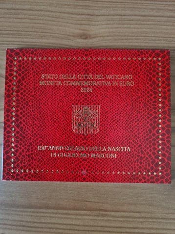 Vaticaan. 2 Euro 2024 Guglielmo Marconi (Zonder