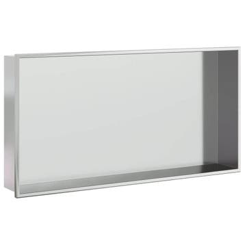 Douchenis RVS 62x32cm - Retourdeal - 34% Korting, Ophalen of Verzenden, Zo goed als nieuw, Grijs, Overige typen