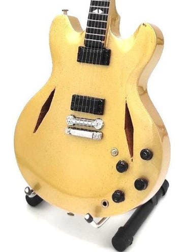 Miniatuur replica Gibson gitaar - Dave Grohl - Foo Fighters, Ophalen of Verzenden, Nieuw, Pop, Beeldje of Miniatuur