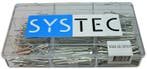 splitpen verzinkt Systec assortiment doos 9-vaks, Nieuw