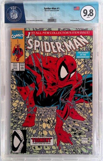 Spider-Man #1 - EGC 9.8 - 1 Graded comic - Eerste druk -, Boeken, Nieuw