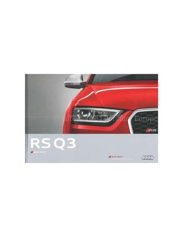 2013 AUDI RS Q3 HARDCOVER BROCHURE DUITS, Nieuw, Audi, Author