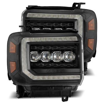 AlphaRex 14-18 GMC Sierra NOVA LED Proj Headlights Plank, Ophalen of Verzenden, Nieuw