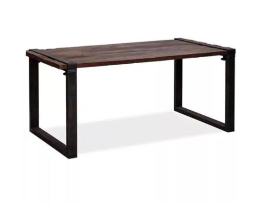 Tafel  | Bruin-zwart  | Hardhout | Laag |  220x80x76cm, Zakelijke goederen, Horeca | Keukenapparatuur, Verzenden