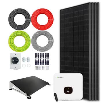 Zonnepanelen pakket voor platdak - 1.7 kW - 4x 430, Ophalen of Verzenden, Nieuw