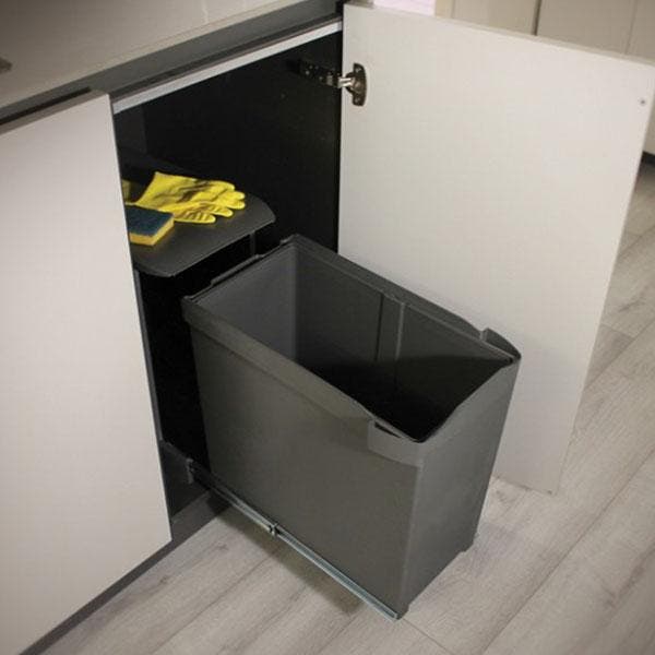 Inbouwafvalemmer, inhoud 30 liter, type 245, antraciet, Huis en Inrichting, Overige Huis en Inrichting