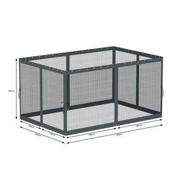 Insectennet 4 x 3 x 2,2 cm Zwart, Ophalen of Verzenden, Nieuw