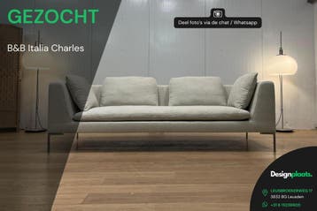 GEZOCHT: BB Italia Charles — Direct Inkoop, Huis en Inrichting, Banken | Bankstellen, Ophalen of Verzenden, Zo goed als nieuw