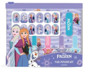 Sence - Disney Frozen Giftset voor kinderen nail kit 6pcs, Nieuw, Verzenden, Blauw, Handen en Nagels