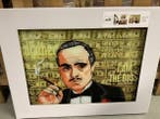 Veiling - Glasschilderij The Godfather cartoon 60x80CM, Nieuw