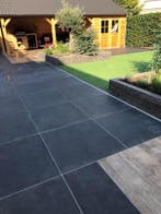 keramische tuintegels terrastegels 100x100x2 actieprijs, Nieuw, Keramiek, 10 m² of meer, Terrastegels