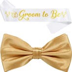 Set met 1 Groom to Be sjerp en 1 dasstrik, Verzenden, Nieuw, Feestartikel, Geboorte of Huwelijk