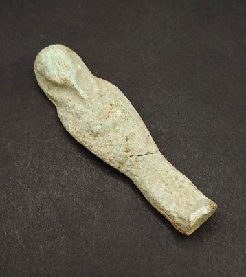 Oud-Egyptisch Faience Shabti - 68 mm (Zonder minimumprijs), Antiek en Kunst