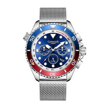 LIMITED EDITION SPORTS TIMER AUTOMATIC-silver, Nieuw