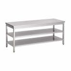 RVS Werktafel met 2 bodemschappen 700 diep, Verzenden, Nieuw in verpakking