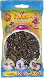 Hama - Strijkkralen Bruin (1000 stuks) | Hama - Hobby, Verzenden, Nieuw