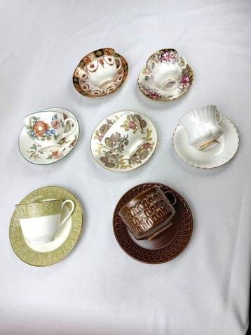 Royal Albert, Wedgwood, Royal Doulton - Theeservies (14) -