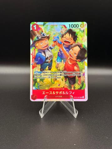 One Piece Op13-007 Ace &amp; Sabo &amp; Luffy Japanese, Verzenden, Nieuw