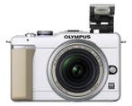 Olympus Pen E-PL1 Systeemcamera + 14-42mm Lens - Zilver, Verzenden, Zo goed als nieuw