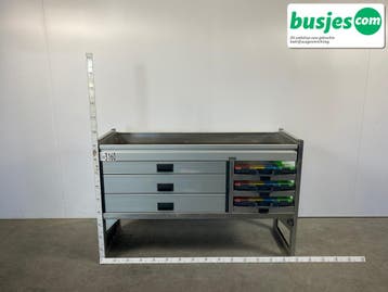 Aluca bedrijfswageninrichting 1500x529x950mm (3160), Ophalen of Verzenden
